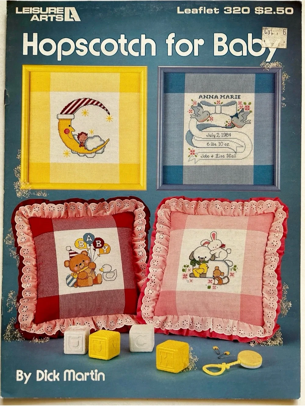 Hopscotch for Baby Cross Stitch Pattern – Leisure Arts Leaflet 320 (1984)